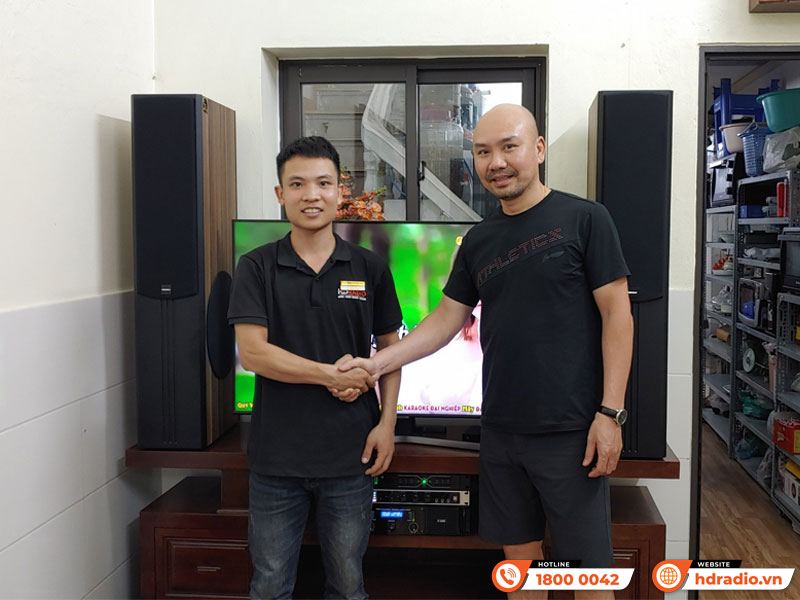 Lắp Dàn Karaoke Paramax HK20 cực hay trị giá hơn 27 triệu đồng cho anh Ánh