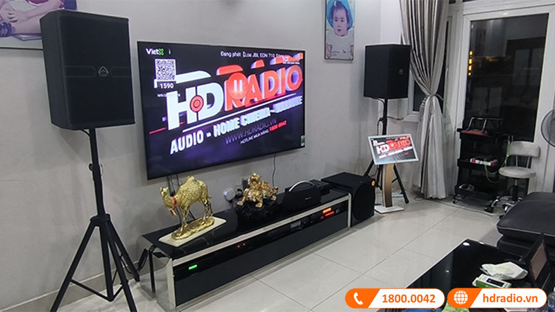 dàn karaoke trị giá 155 triệu đồng của anh Hưng
