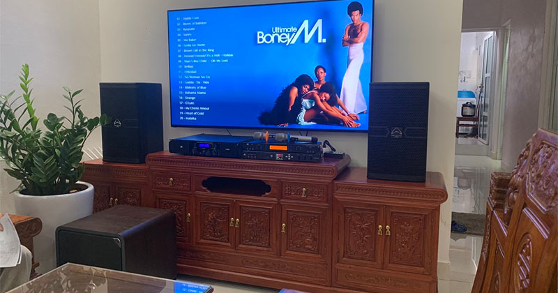 Lắp dàn karaoke cực chất trị giá 79 triệu đồng cho anh Hùng tại Đồ Sơn, Hải Phòng (JKAudio H2600, JKAudio B9, JKAudio X6000 Plus, Wharfedale Anglo E10, Polk Audio HTS12)