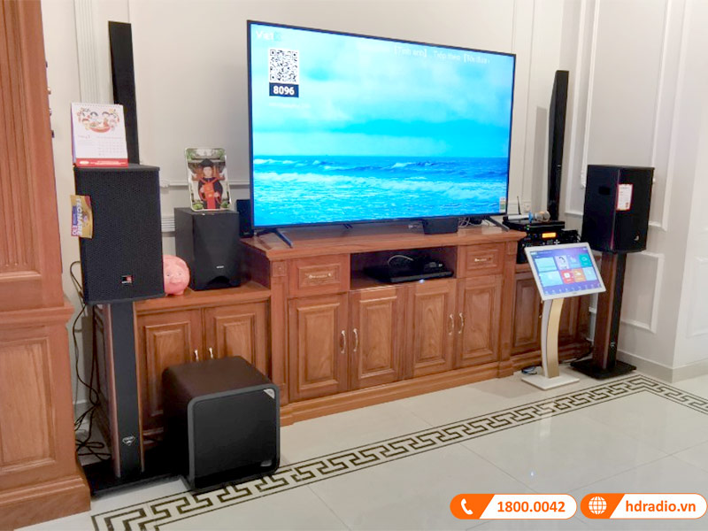 Lắp dàn Karaoke Cao Cấp trị giá hơn 95 triệu đồng cho anh Huy ở Long Biên, Hà Nội
