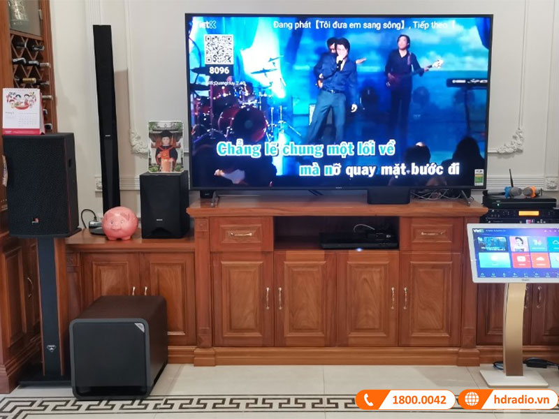 Lắp dàn Karaoke Cao Cấp trị giá hơn 95 triệu đồng cho anh Huy ở Long Biên, Hà Nội