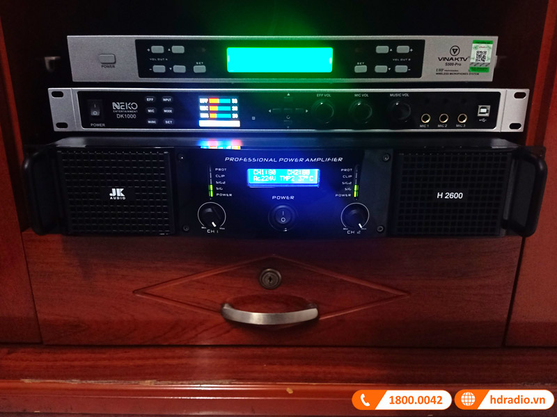 Lắp đặt dàn Karaoke trị giá gần 25 triệu đồng cho anh Việt