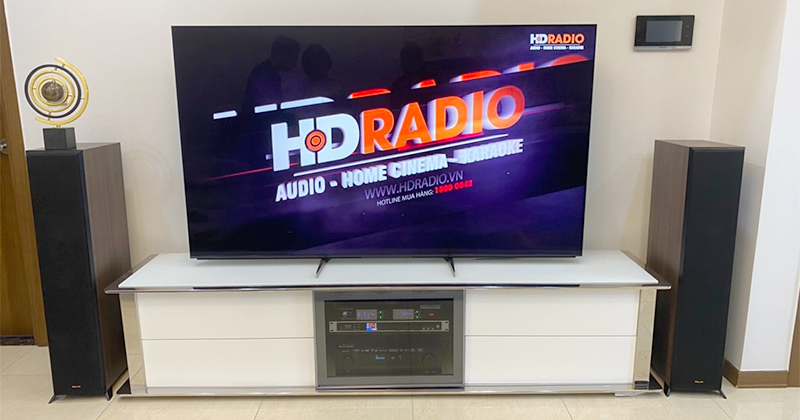 Lắp dàn Karaoke Chất Lượng trị giá gần 47 triệu đồng cho chị Huyền ở Cầu Giấy, Hà Nội (Klipsch RP-6000F II, Neko DK 1000, Denon DRA 800H, JKAudio K300)