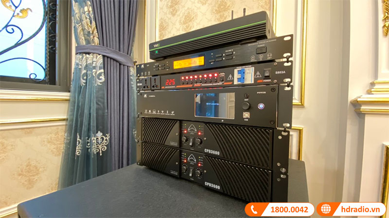 ảnh thực tế dàn karaoke của chị Thương