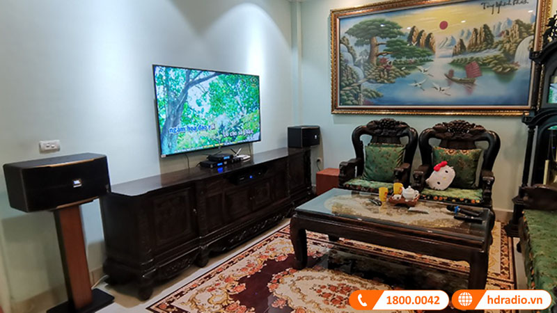 dàn karaoke trị giá hơn 58 triệu đồng của anh Trung ở Long Biên, Hà Nội