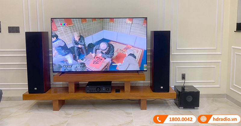 Lắp dàn Nghe Nhạc Cao Cấp trị giá hơn 80 triệu đồng cho anh Bình ở Quận 12, Hồ Chí Minh (Denon PMA 900HNE, JBL Studio 690, Rel T7X)