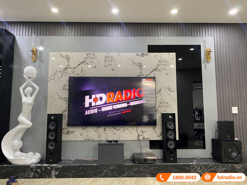 Lắp dàn nghe nhạc Focal HD82 hơn 103tr cho anh Công