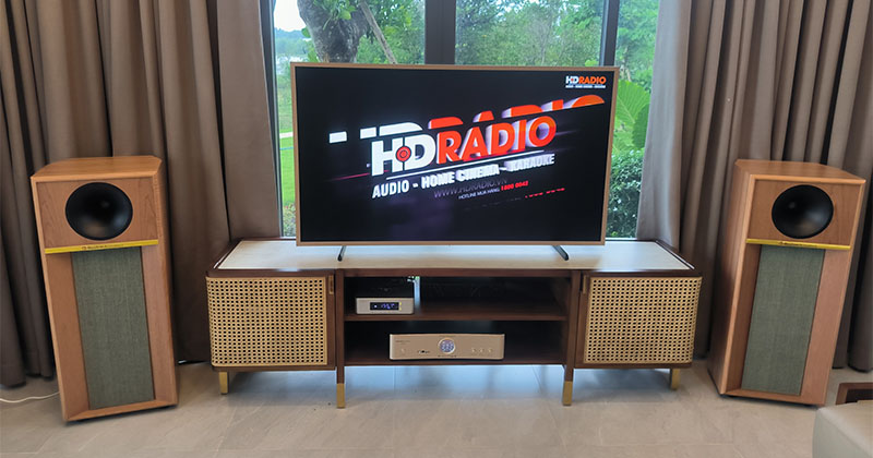 Lắp bộ dàn nghe nhạc và hát karaoke NK52 kết hợp cùng đầu karaoke VietK có tổng trị giá hơn 39 triệu đồng cho anh Khải ở Châu Đức, Bà Rịa - Vũng Tàu (Boston Acoustics 1210, S450, VietK S500-4T)