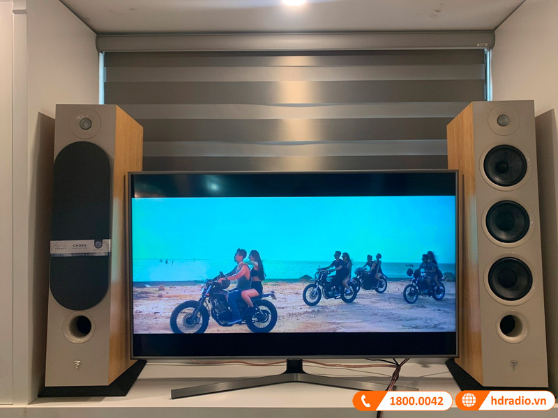 Lắp bộ dàn nghe nhạc cao cấp giá hơn 90tr cho chị Nhung