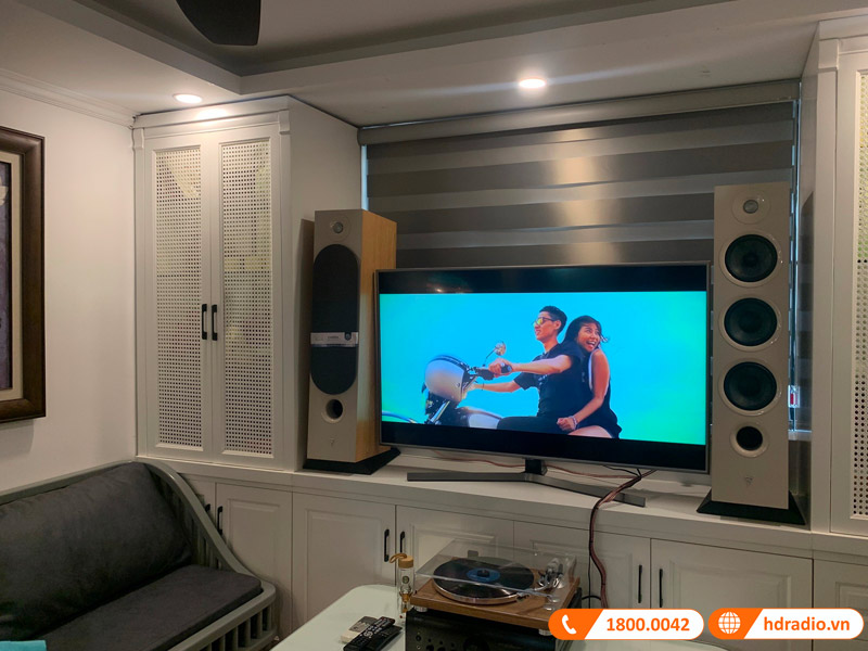 Lắp bộ dàn nghe nhạc cao cấp giá hơn 90tr cho chị Nhung