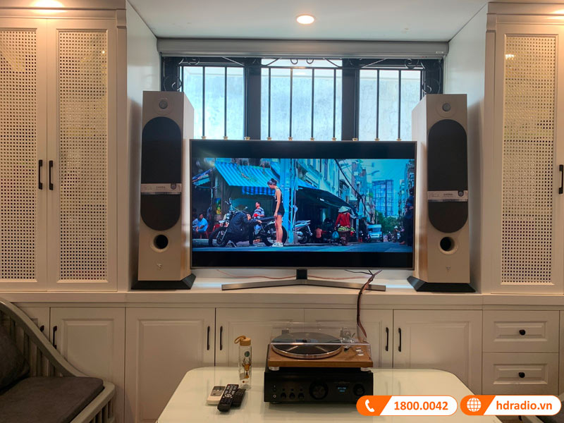 Lắp bộ dàn nghe nhạc cao cấp giá hơn 90tr cho chị Nhung