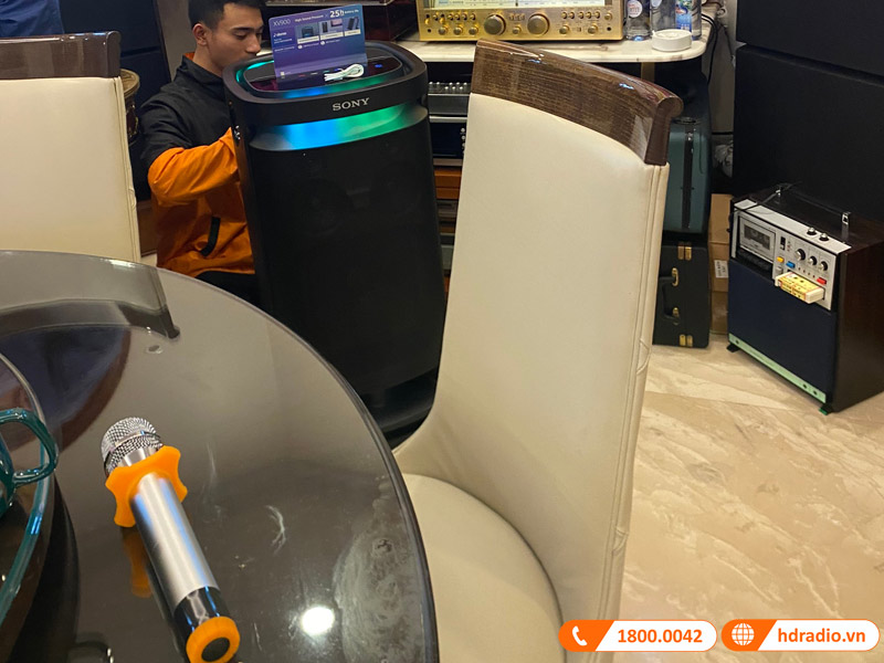 Lắp dàn nghe nhạc kết hợp dj gần 100tr cho anh Quang