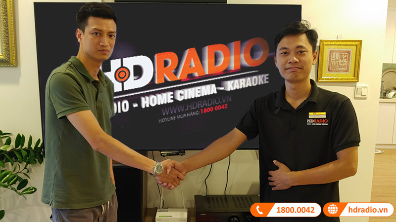 Lắp dàn nghe nhạc mini GT04 gần 21 triệu cho anh Chung