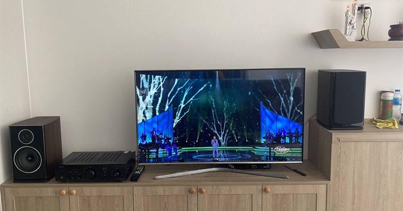 Lắp dàn nghe nhạc HD44 cao cấp trị giá gần 20 triệu đồng cho anh Thiện ở quận 6, thành phố Hồ Chí Minh (Wharfedale Diamond 11.2, Denon PMA 600NE)