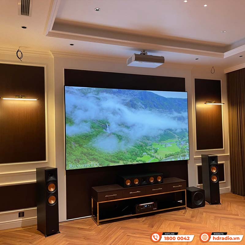 Lắp bộ dàn nghe nhạc xem phim hơn 201 triệu cho anh Hải