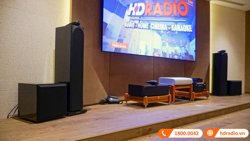 Lắp dàn xem phim giá gần 1 tỉ cho anh Lâm ở Hà Nội