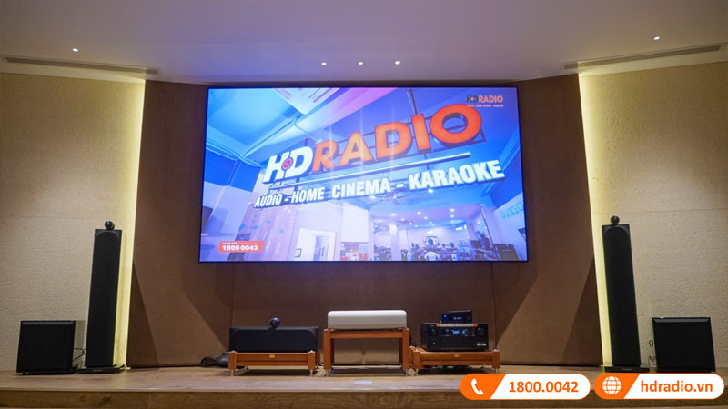 Lắp dàn xem phim giá gần 1 tỉ cho anh Lâm ở Hà Nội