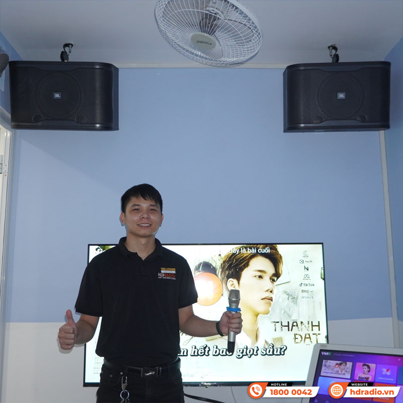 Lắp đặt 09 phòng Karaoke Music Box cho quán Meca Recording của chị Linh 