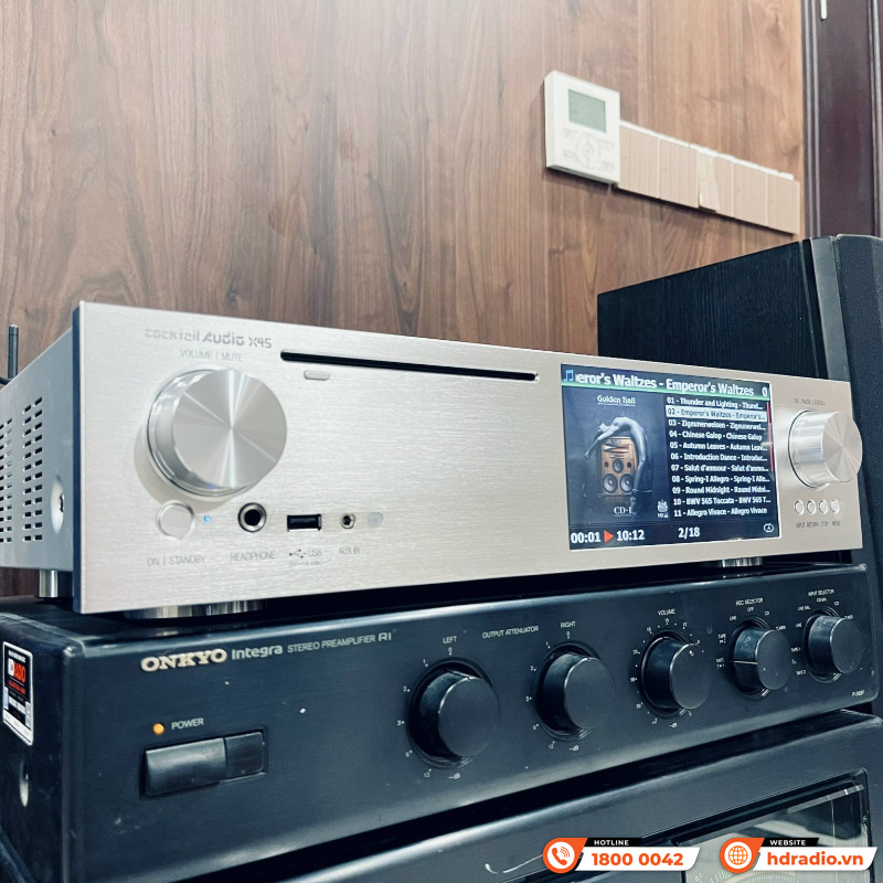  thiết bị Music server Cocktail X45 tại nhà anh Minh