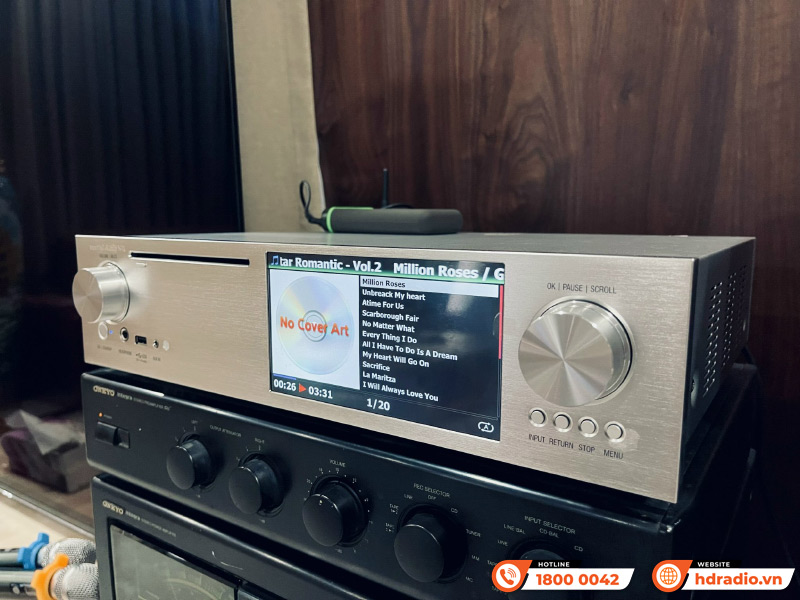  Thiết bị Music server Cocktail X45 tại nhà anh Minh