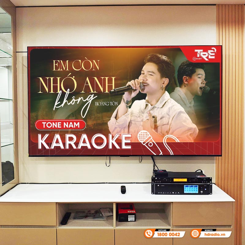 Dàn karaoke của anh Giao