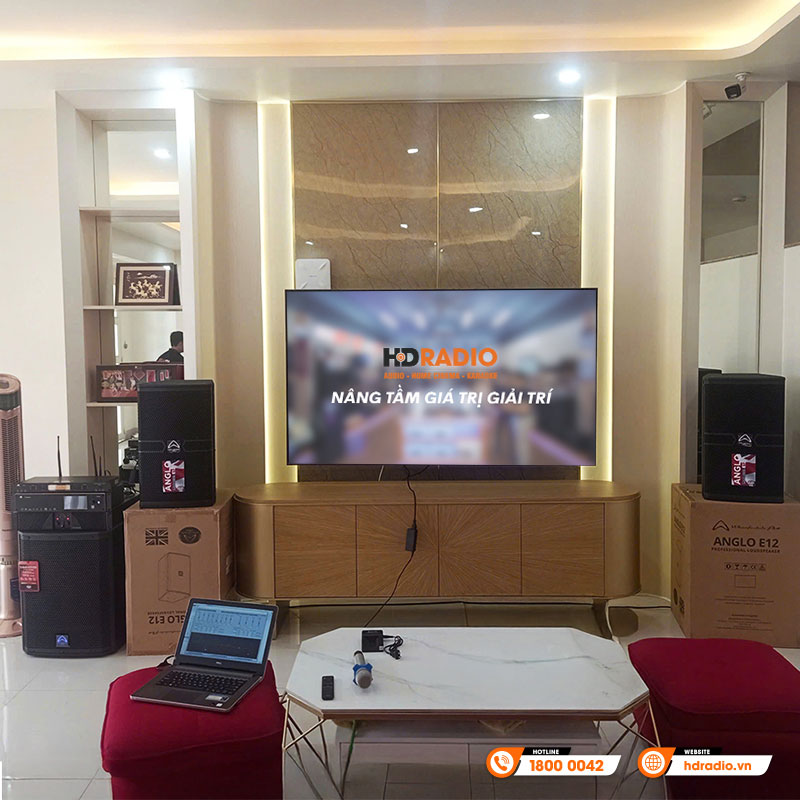 Lắp đặt bộ Dàn karaoke cao cấp cho anh Hoàng ở Huyện Bình Chánh, Hồ Chí Minh