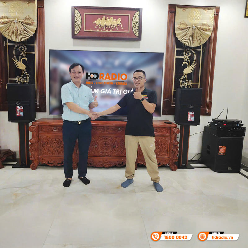 Dàn karaoke cao cấp của chị Huyền Dàn karaoke cao cấp của chị Huyền