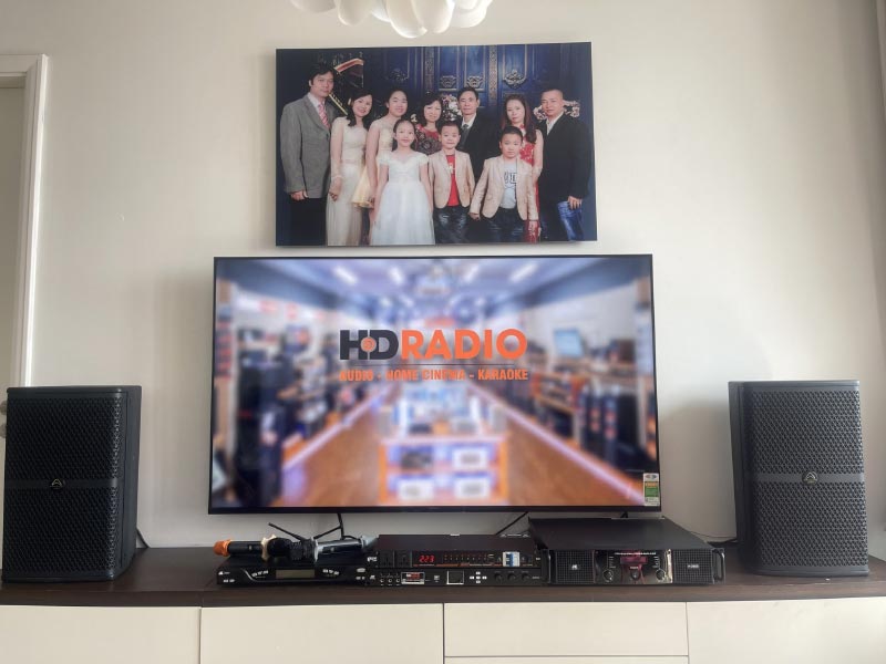 Bộ dàn karaoke cực hay của cô Liên ở Hà Nội