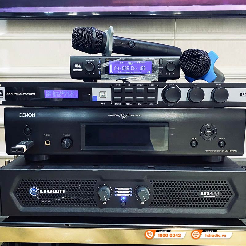 Dàn Karaoke JBL KH87 (JBL KPS2, Crown KVS500, JBL KX180A, JBL VM300, Sub Pasion 12SP)-9