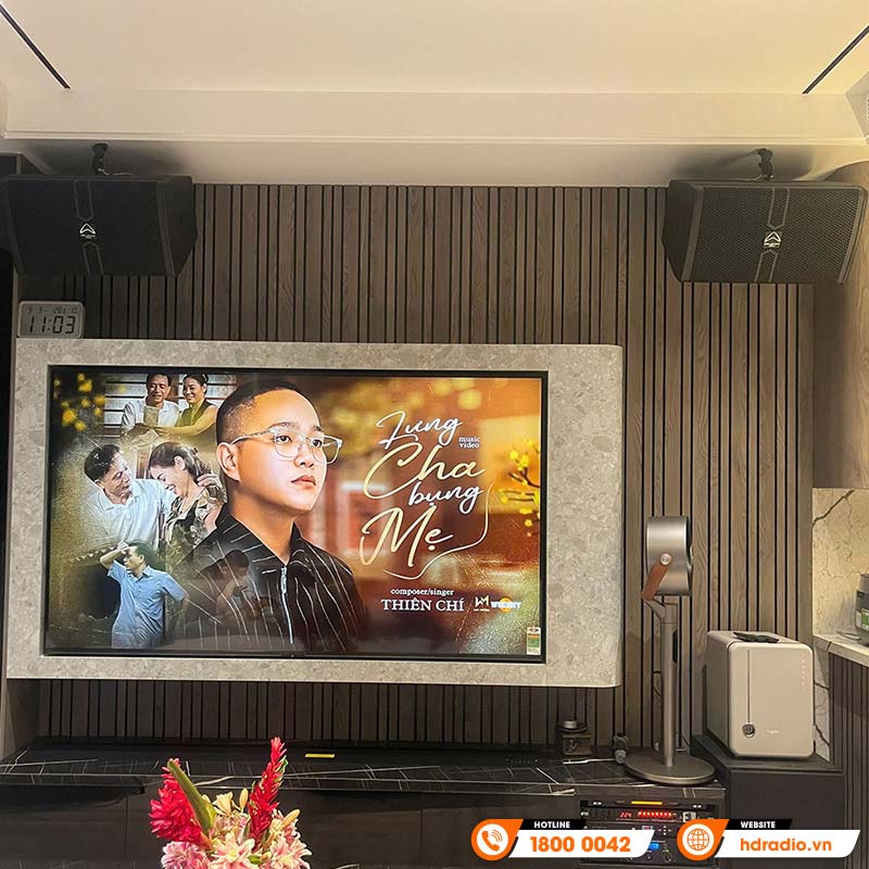 Dàn karaoke của anh Hiếu