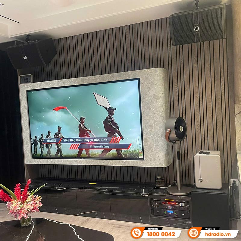 Dàn karaoke của anh Hiếu