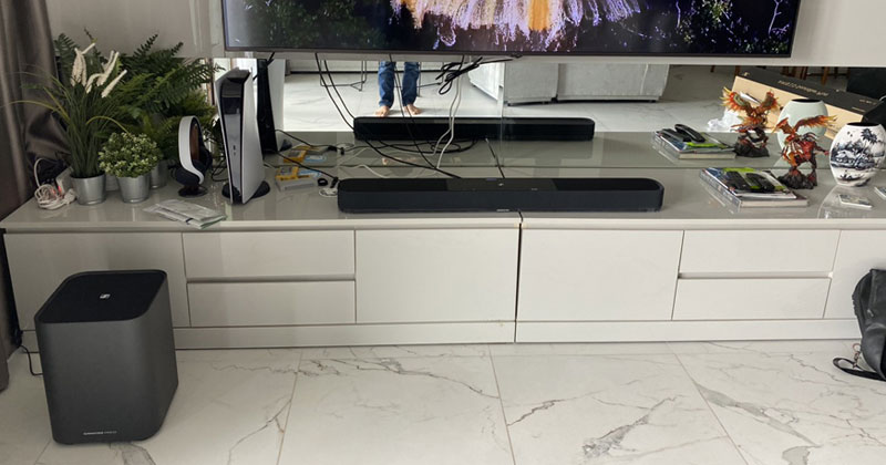 Lắp đặt Bộ Loa Soundbar Sennheiser SB23 trị giá hơn 50 triệu đồng cho anh Fazal Ở Quận 2 (Ambeo Soundbar Plus, Ambeo Sub)