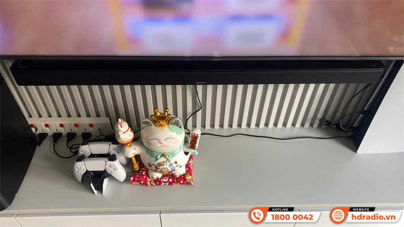 Lắp đặt bộ loa soundbar Bose SB32 cho anh Hưng ở Hà Nội