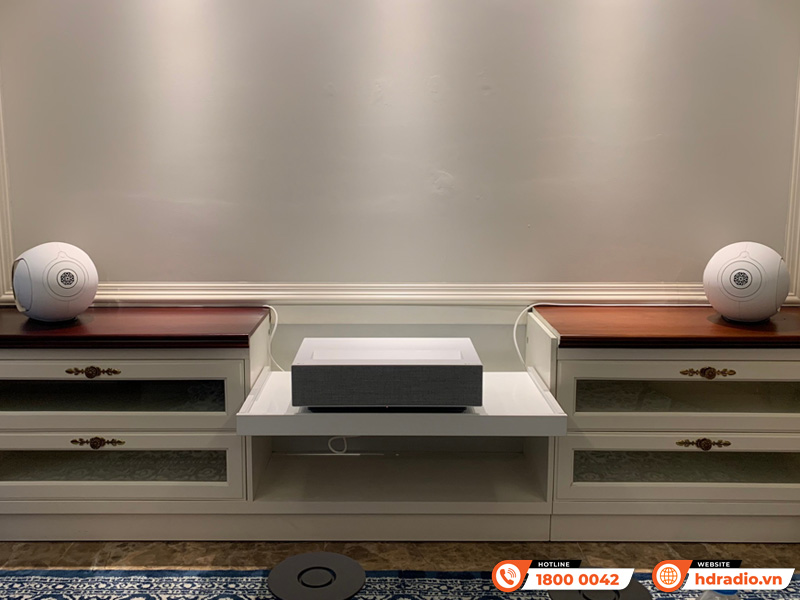 Lắp đặt cặp Loa DEVIALET Phantom I 103DB cho anh Nicolas Goelen