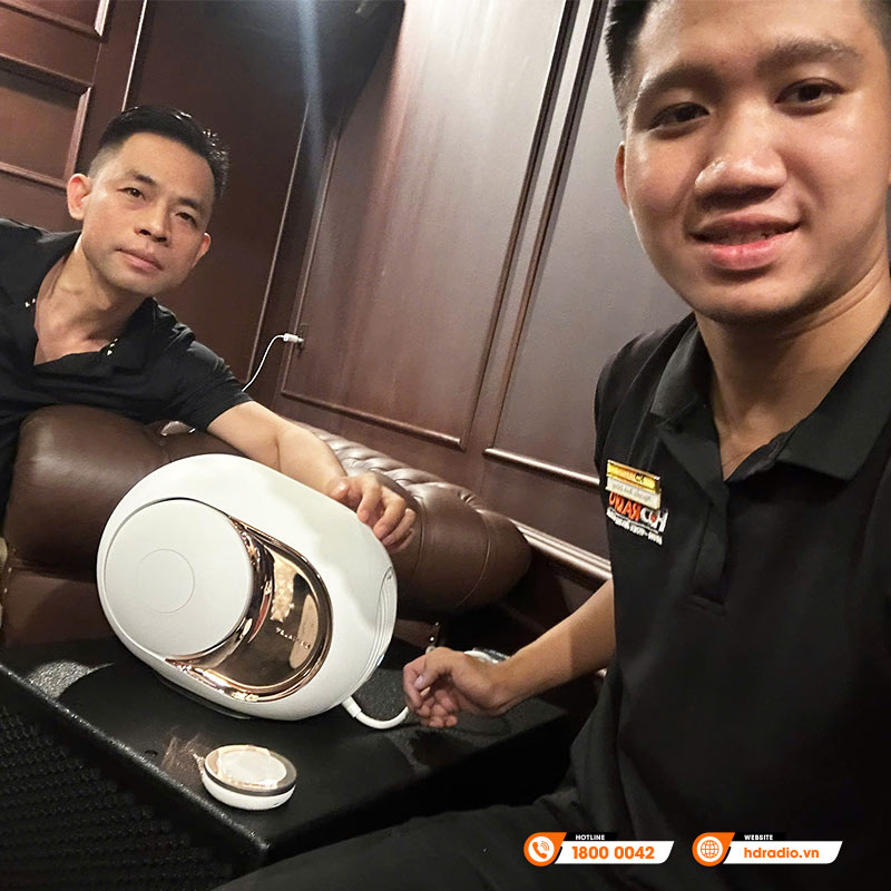 Cặp Loa DEVIALET Phantom I 108DB tại nhà anh Hiếu Cặp Loa DEVIALET Phantom I 108DB tại nhà anh Hiếu