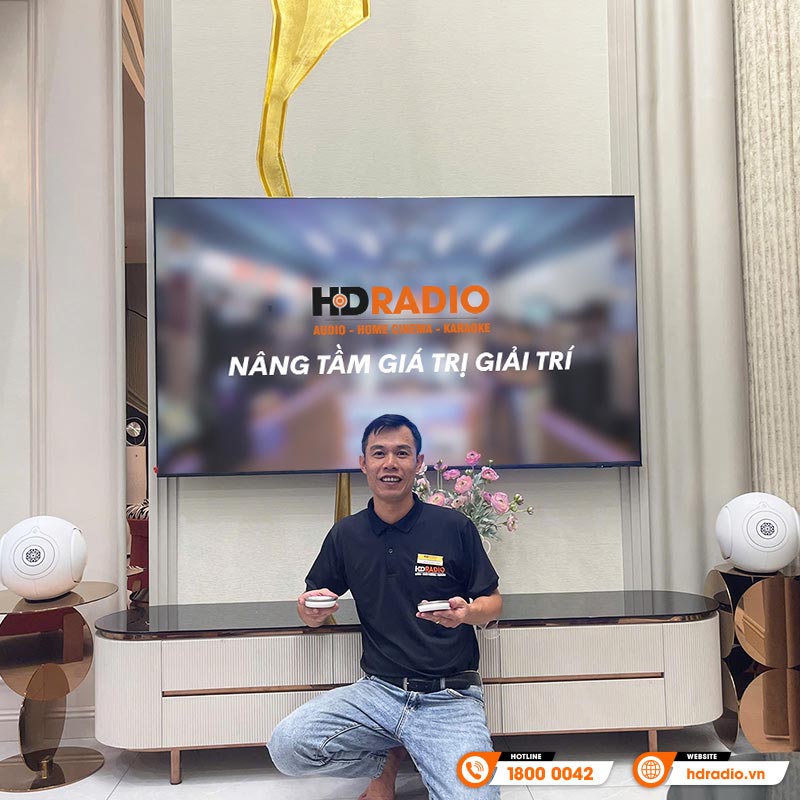 Loa DEVIALET Phantom I 108DB Opera De Paris tại nhà chị Trang Loa DEVIALET Phantom I 108DB Opera De Paris tại nhà chị Trang