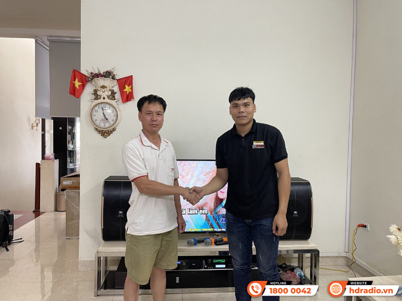 Bộ dàn karaoke JBL HK22 của anh Hùng