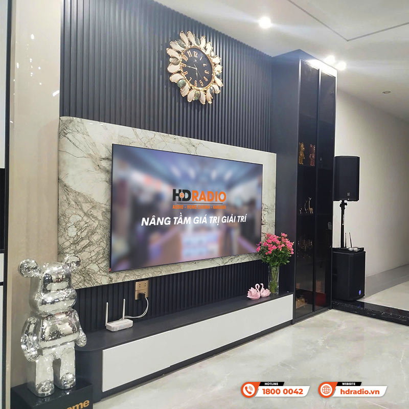 Lắp đặt Dàn âm thanh biểu diễn hát karaoke trị giá hơn 62 triệu đồng cho anh Tấn ở Đông Anh, Hà Nội