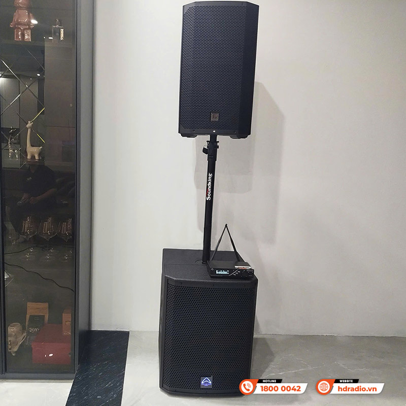 Lắp đặt Dàn âm thanh biểu diễn hát karaoke trị giá hơn 62 triệu đồng cho anh Tấn ở Đông Anh, Hà Nội