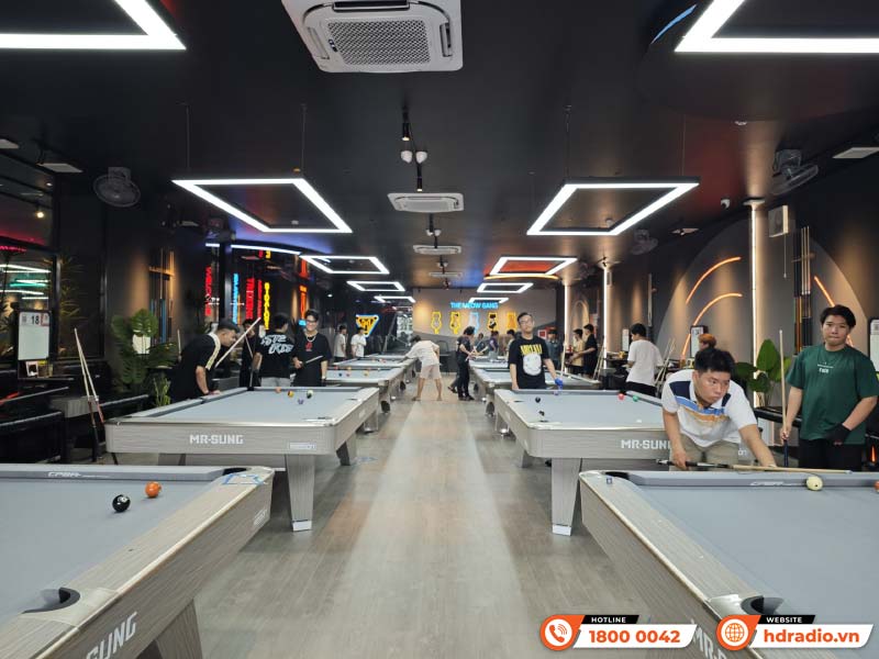 Dàn âm thanh quán Meow Billards 