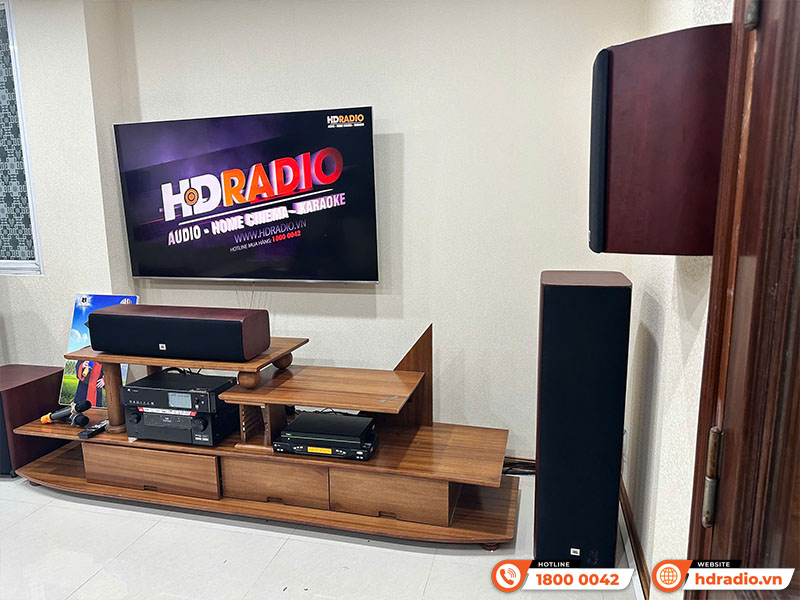 Lắp đặt Dàn âm thanh đa năng DN 01 kết hợp Đầu màn VietK cho anh Quang