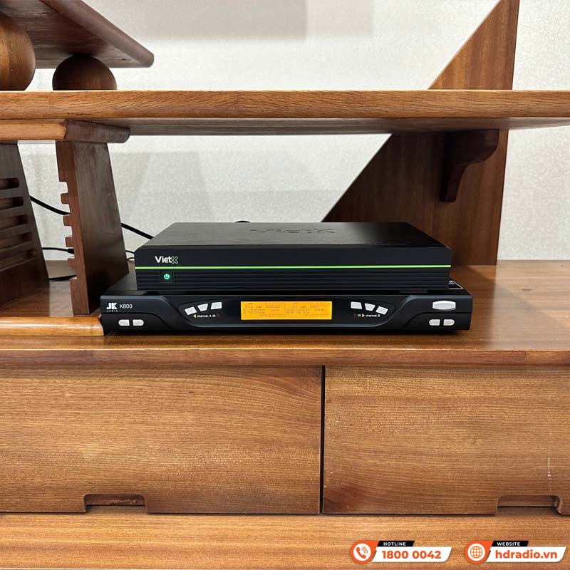 Lắp đặt Dàn âm thanh đa năng DN 01 kết hợp Đầu màn VietK cho anh Quang