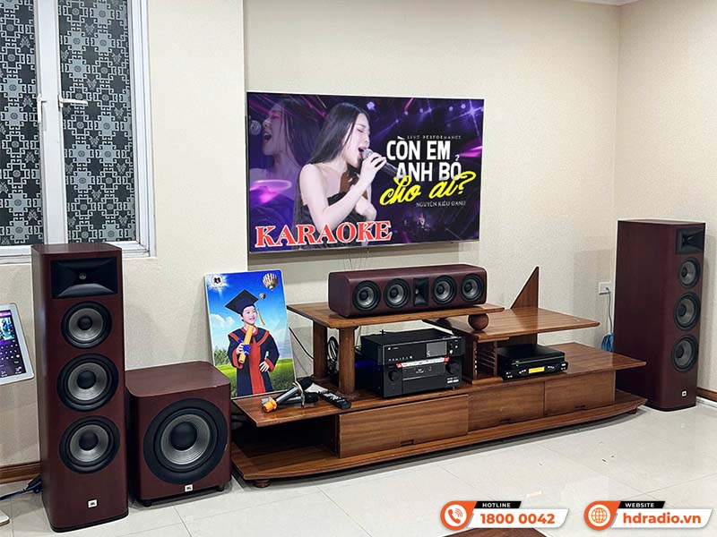 Lắp đặt Dàn âm thanh đa năng DN 01 kết hợp Đầu màn VietK cho anh Quang