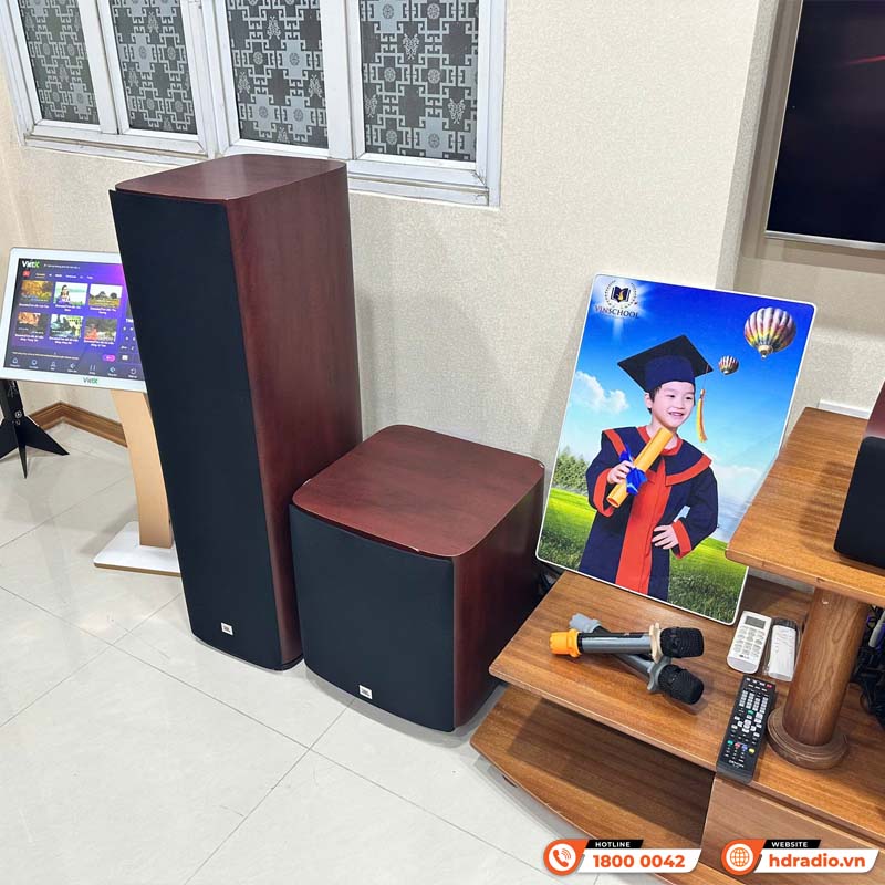 Lắp đặt Dàn âm thanh đa năng DN 01 kết hợp Đầu màn VietK cho anh Quang