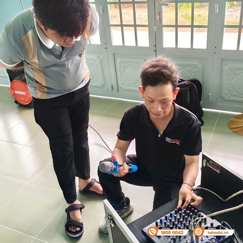 Lắp đặt 3 bộ Dàn âm thanh sân khấu hội trường SKHT05 cao cấp cho anh Đạo