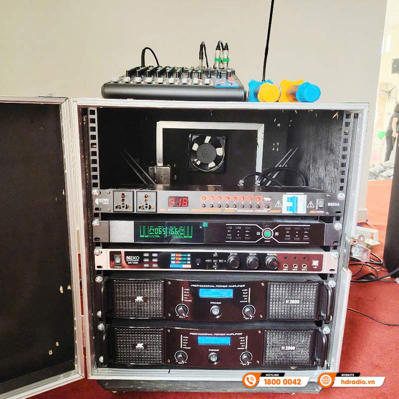 Lắp đặt Dàn âm thanh sân khấu hội trường cao cấp cho Trường Mầm Non Đông Hoàng