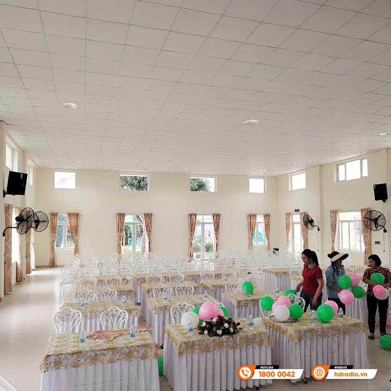 Lắp đặt Dàn âm thanh sân khấu hội trường cao cấp cho Trường Mầm Non Đông Hoàng