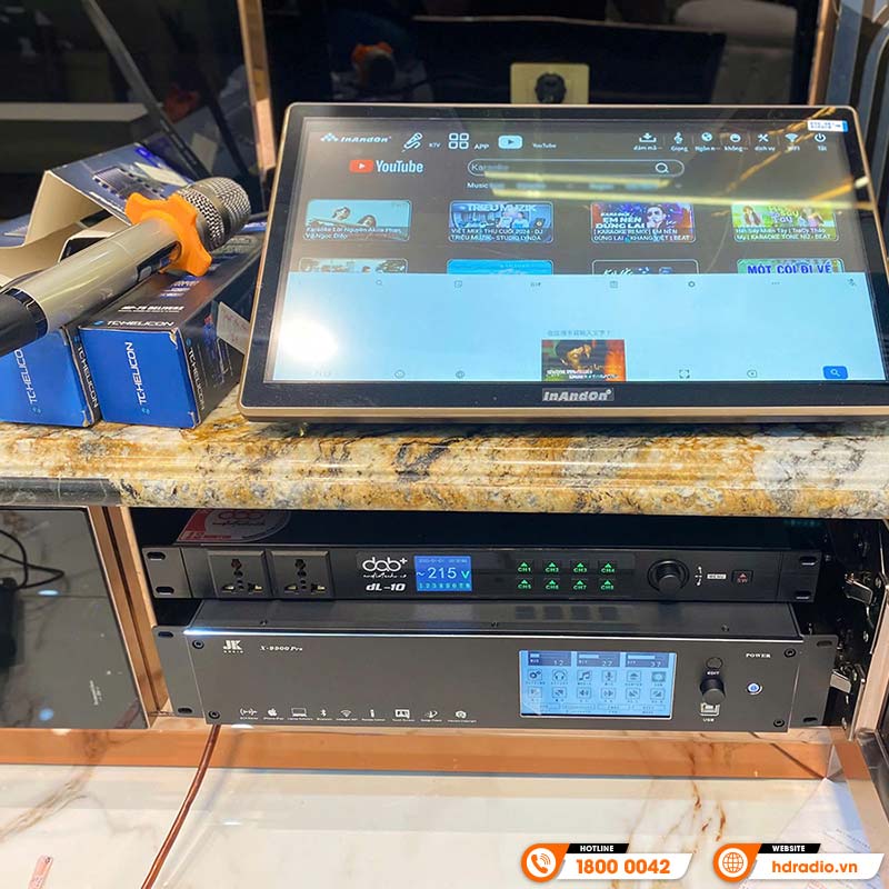 Lắp đặt Dàn Karaoke Bose HK11 cao cấp cho anh An