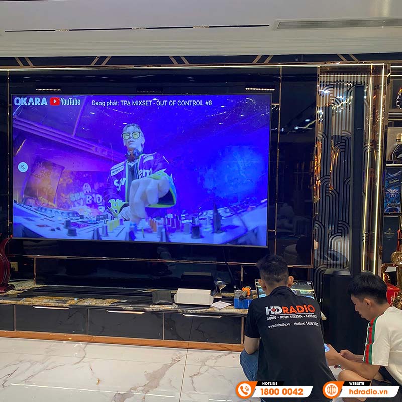 Lắp đặt Dàn Karaoke Bose HK11 cao cấp cho anh An