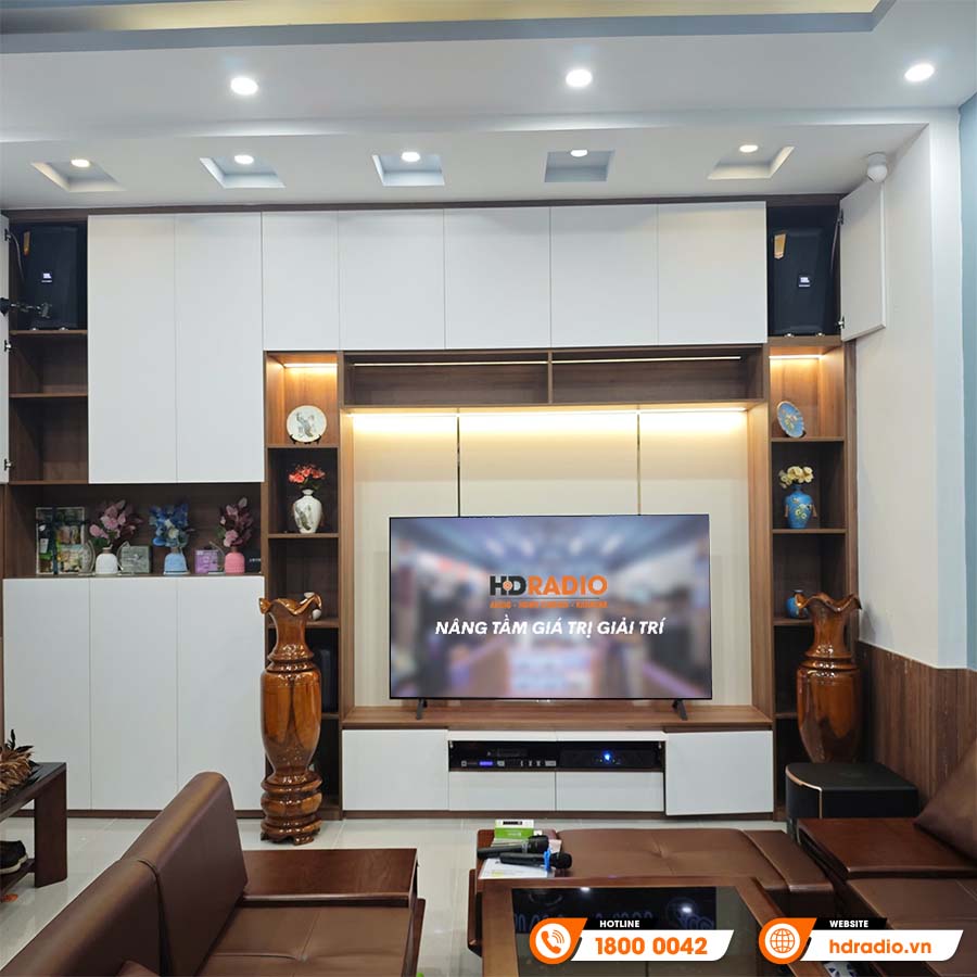 Lắp đặt Dàn Karaoke cao cấp cho anh Hiển